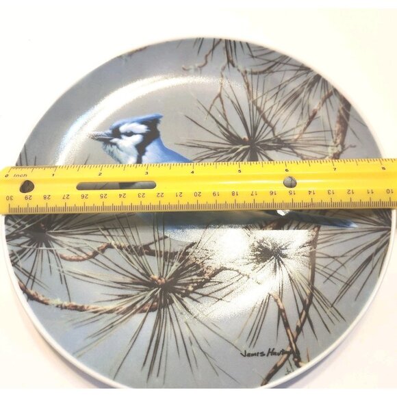 2001 Tone World Hautman Brothers Birds Blue Jay Decorative Collectors Plate - Picture 6 of 6